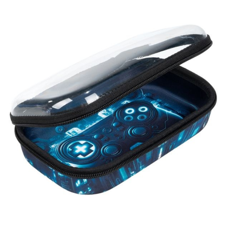 Zipit Storage Case Clear Top 3D Gaming