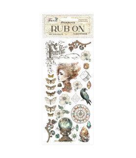 Stamperia Rub-On 4"X8.5" Fortune Face