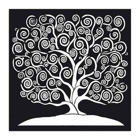 Stamperia Thick Stencil Tree of Life 30x30cm