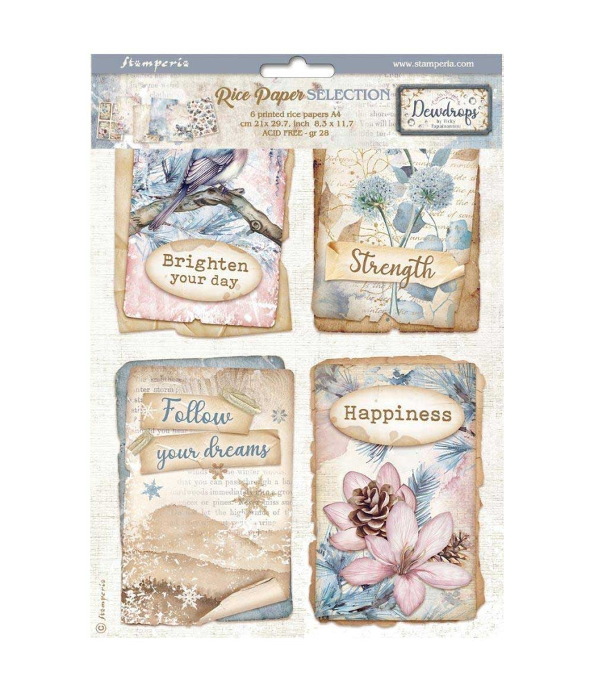 Stamperia A4 Tissue Paper - Strength