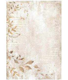 Stamperia A4 Tissue Paper Create Hapinnes - Leaves