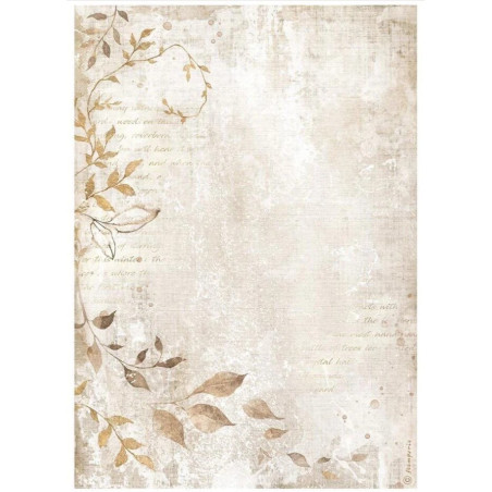 Stamperia A4 Tissue Paper Create Hapinnes - Leaves
