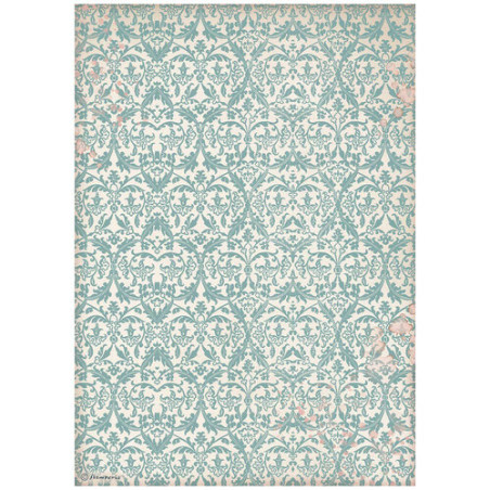 Stamperia A4 Vernice City of Art - Turquoise Tapestry