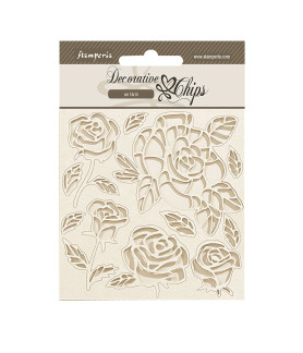 Stamperia Decorative chips Shabby Rose roses