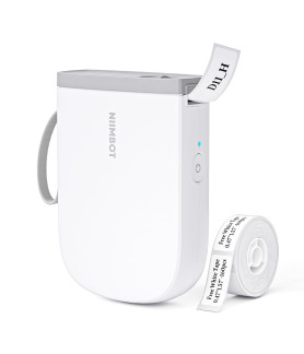 NIIMBOT - D11_H - 300DPI - Portable Bluetooth Label Printer - White