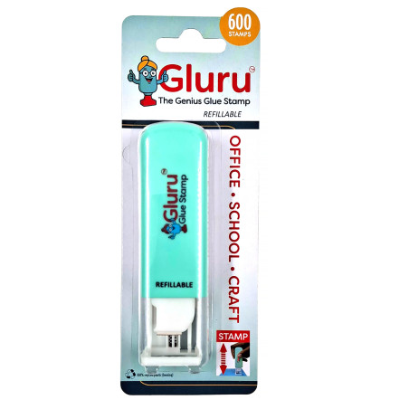 GLURU THE GENIUS GLUE STAMP MINI STAMP- 600 GLUE STAMPS