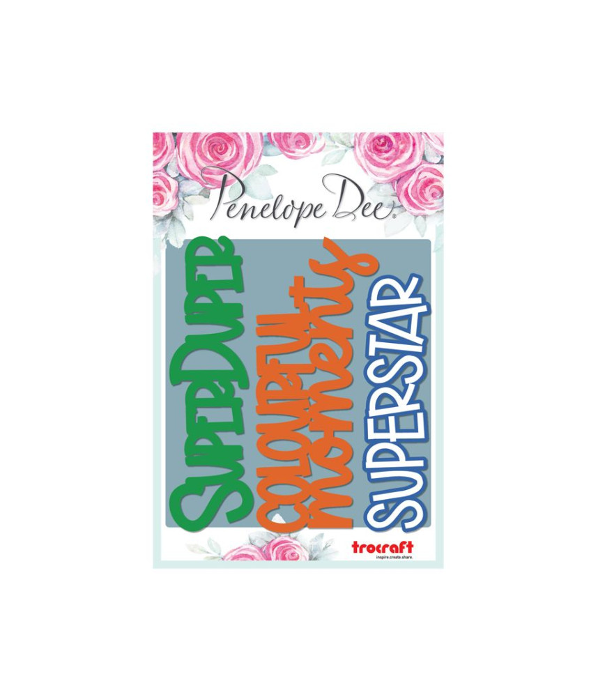 Penelope Dee Scribbles Acrylic Word Sentiments