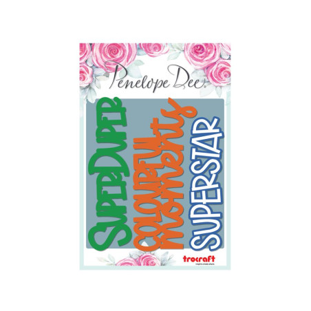 Penelope Dee Scribbles Acrylic Word Sentiments