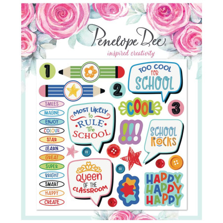 Penelope Dee Scribbles Embellish-it Stickers