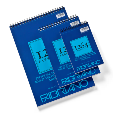 Fabriano 1264 Spiral Mixed Media A4 300gsm 30 Sheets L
