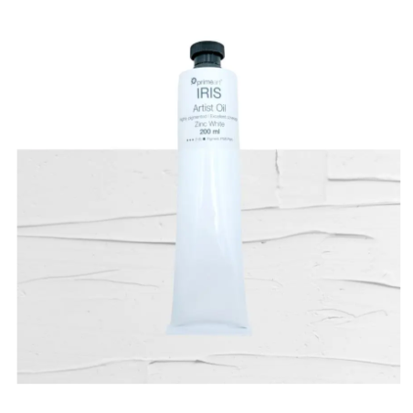 Primeart Iris Oil Paint 200ml - Zinc White
