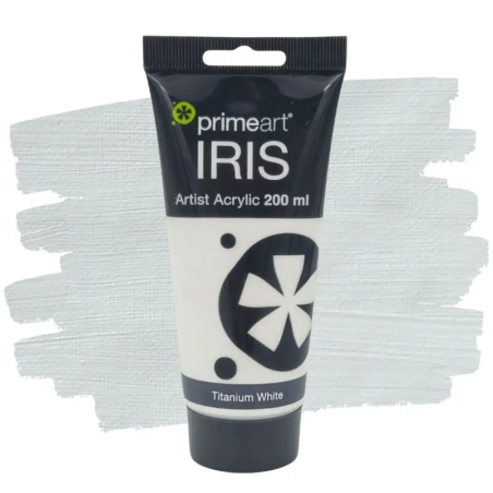 Primeart Iris Acrylic 200ml 710 Titanium White
