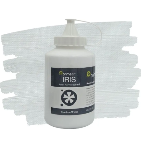 Prime Art Iris Acrylic 500ml 710 Titanium White