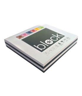 PrimeArt Colour Block 220gsm - Black & White
