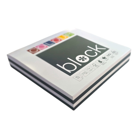 PrimeArt Colour Block 220gsm - Black & White