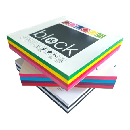 Prime Art Colour Block 220gsm (80 Sheets) - Four Colours