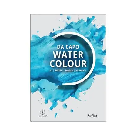 Reflex Da Capo Water Colour Pad 300gsm 10 Sheets