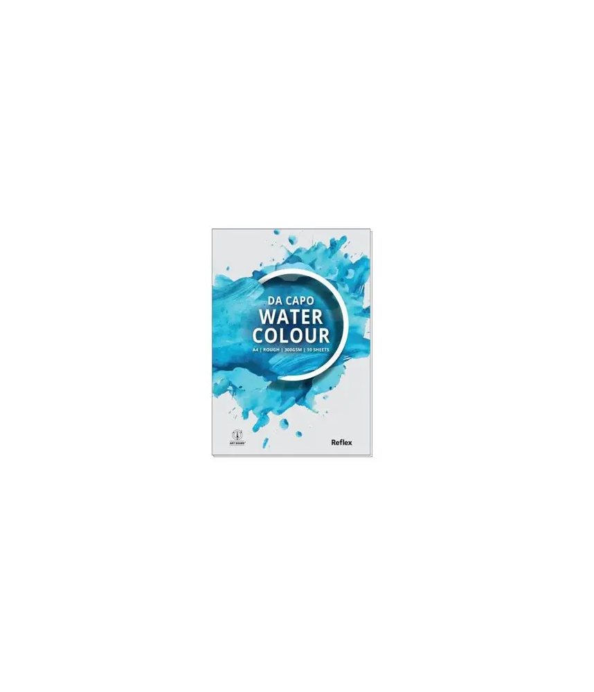 Reflex Da Capo Water Colour Pad A4 300gsm 10 Sheets