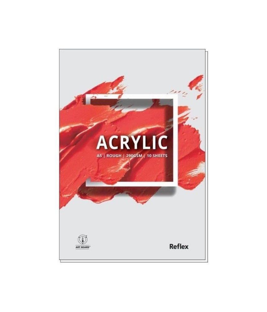 Reflex Acrylic Pad A5 290dgsm 10 Sheets