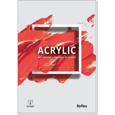 Reflex Acrylic Pad A5 290dgsm 10 Sheets