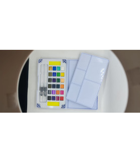 Art Board Watercolour Pan Set 24 Deluxe Colours