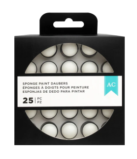 American Craft Sponge Paint Daubers 25pc