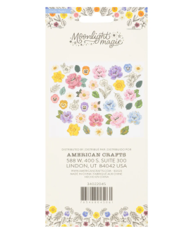 Crate Paper Moonlight Magic Ephemera Floral Die Cuts