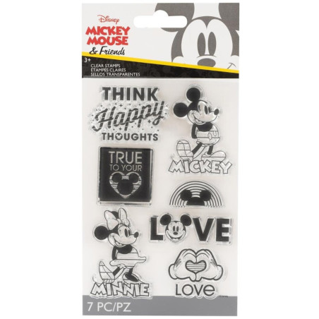 American Craft Disney Mickey Mouse Clear Stamp - Mickey Love