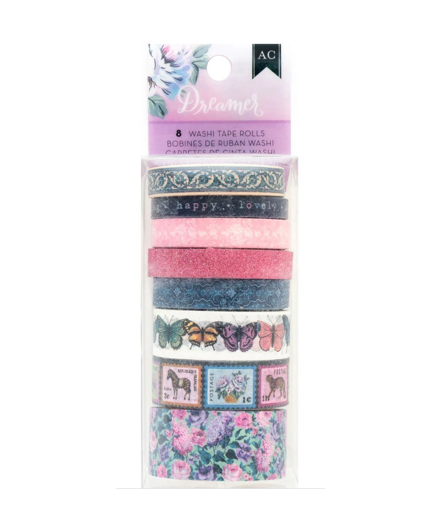 American Crafts Dreamer Washi Tape - 8 Piece