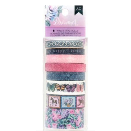 American Crafts Dreamer Washi Tape - 8 Piece