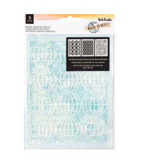 Vicki Boutin - Where To Next Collection - Stencil/Mask Pack - World Traveler