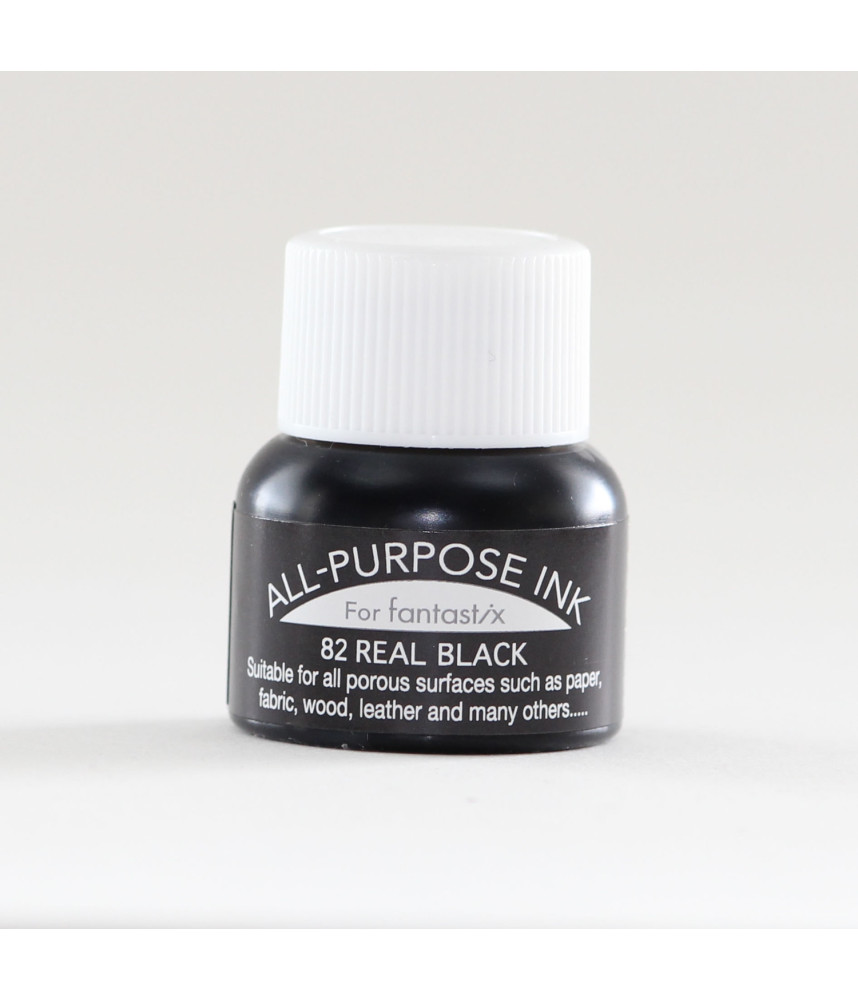 Tsukineko All Purpose Ink - Real Black