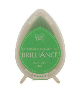 Tsukineko Brilliance Dewdrop Ink Pad - Lime