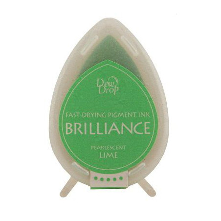 Tsukineko Brilliance Dewdrop Ink Pad - Lime