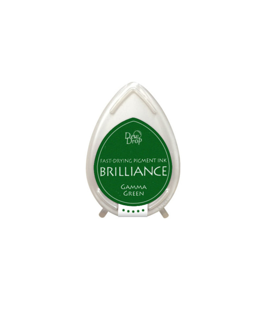 Tsukineko Brilliance Dewdrop Ink Pad Gamma Green
