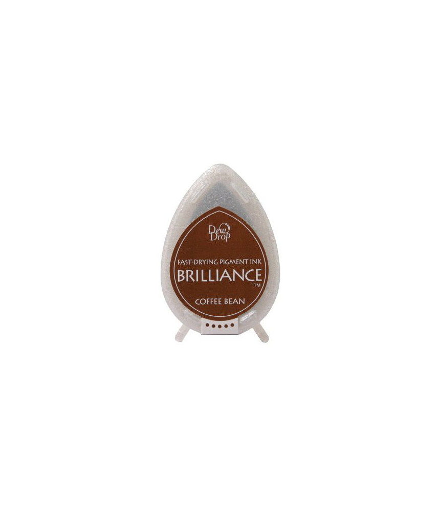 Tsukineko Brilliance Dewdrop Ink Pad - Coffee Bean