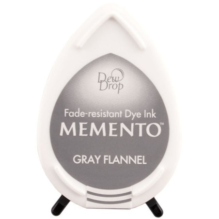 Tsukineko Memento Dew Drop Ink Pad - Gray Flannel