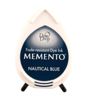 Tsukineko Memento Dewdrop Ink Pad - Nautical Blue
