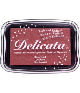 Tsukineko Delicata Ink Pad - Rose Gold