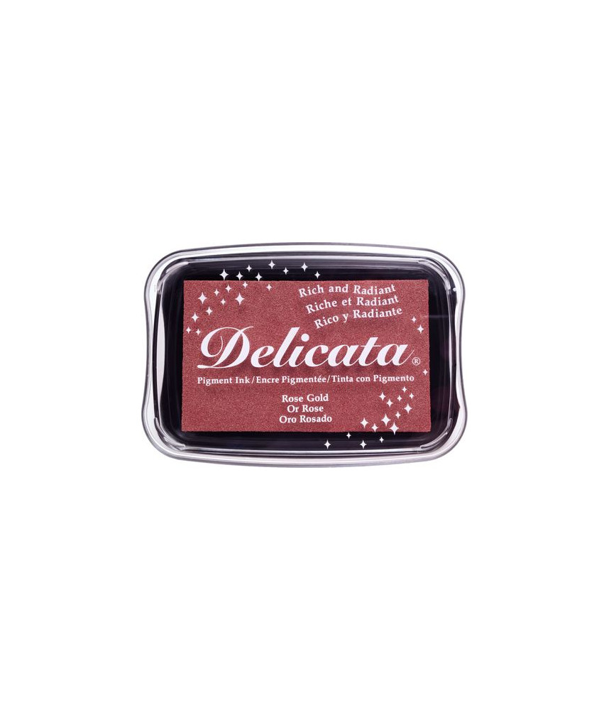 Tsukineko Delicata Ink Pad - Rose Gold