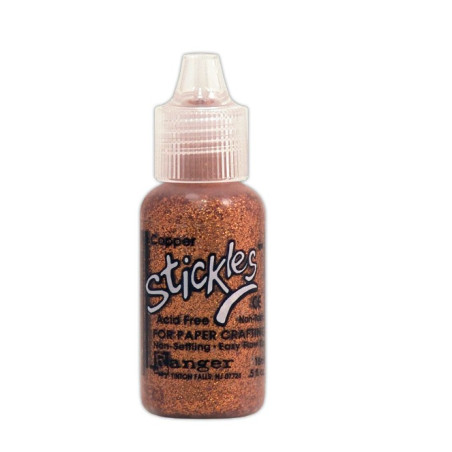 Ranger Stickles Glitter Glue - Copper 18ml
