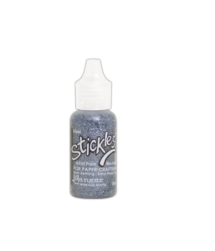 Ranger Stickles Glitter Glue - Steel 18ml