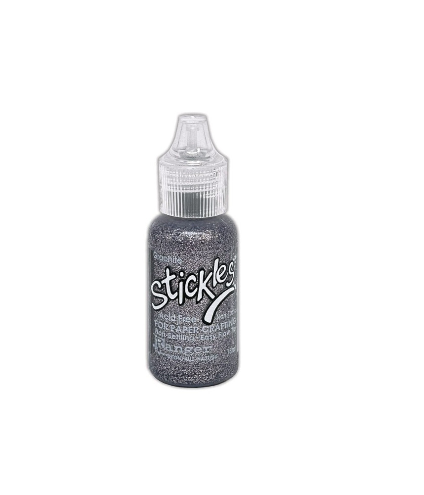 Ranger Stickles Glitter Glue - Graphite 18ml