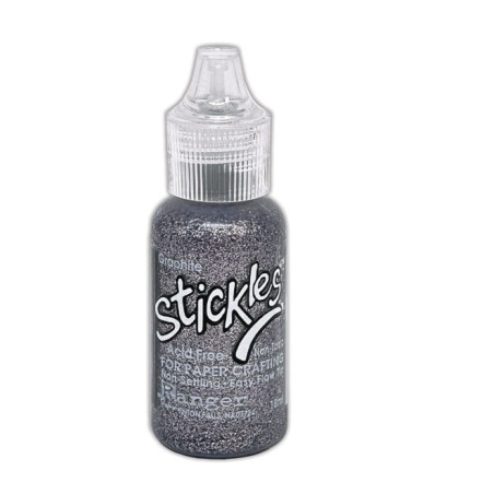 Ranger Stickles Glitter Glue - Graphite 18ml