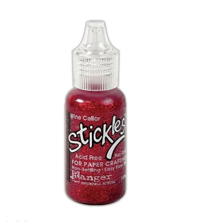 Ranger Stickles Glitter Glue - Wine Cellar 18ml