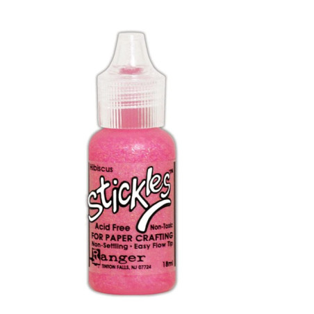 Ranger Stickles Glitter Glue - Hibiscus 18ml