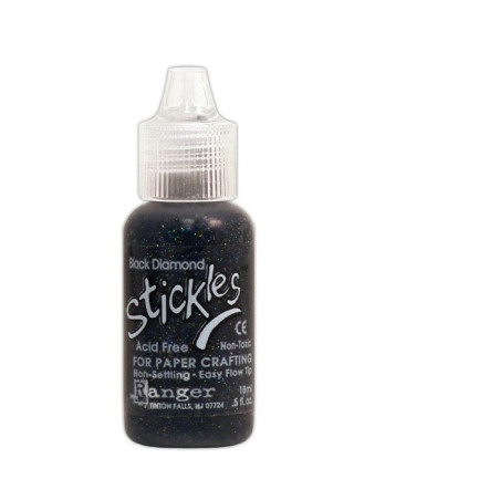 Ranger Stickles Glitter Glue - Black Diamond 18ml