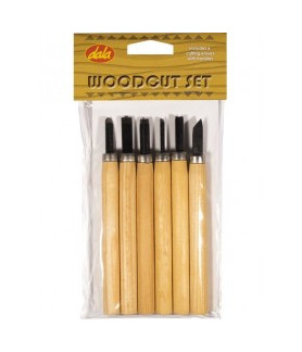 Dala Woodcut Set of 6