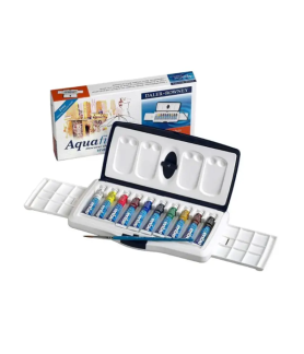 Daler Rowney Aquafine Watercolour Box (10 x 8ml Tubes)