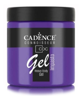 Cadence Connoisseur Heavy Body Gel Impasto 250ml - Purple Rain